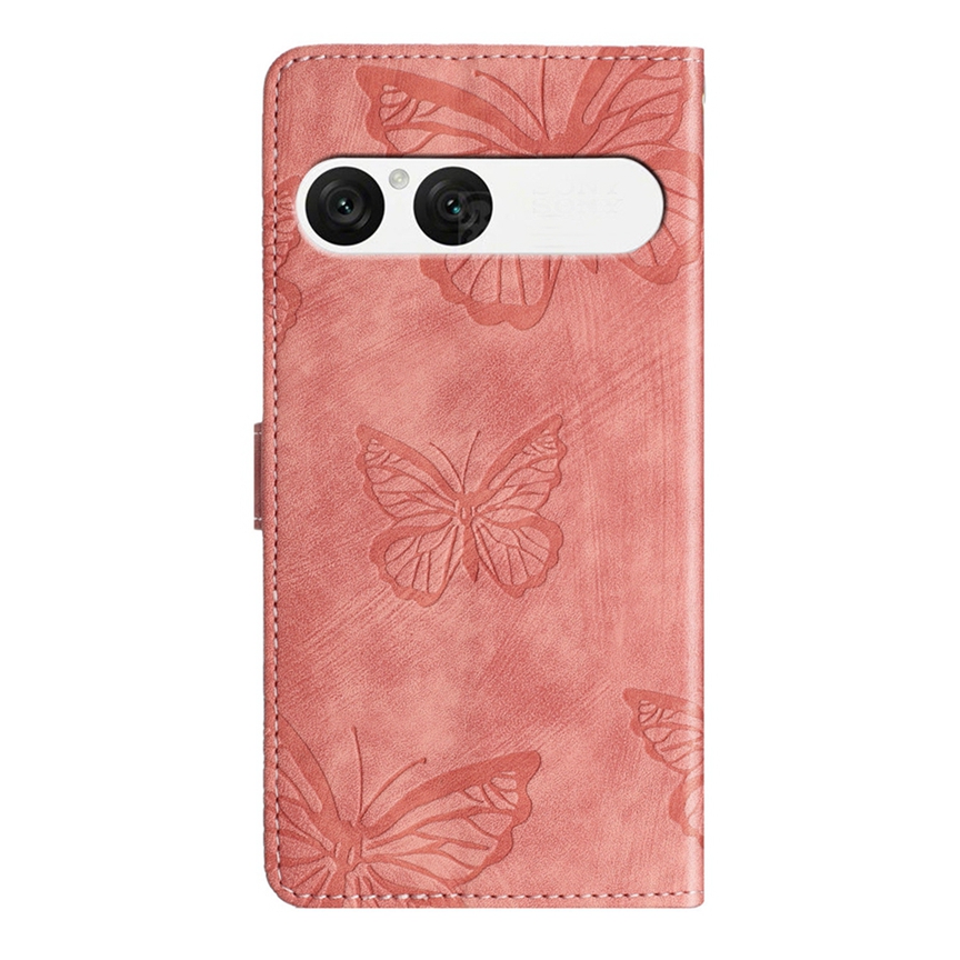  Sony Xperia 10 VII Fodral Fjäril Tryck Rosa - Teknikhallen.se