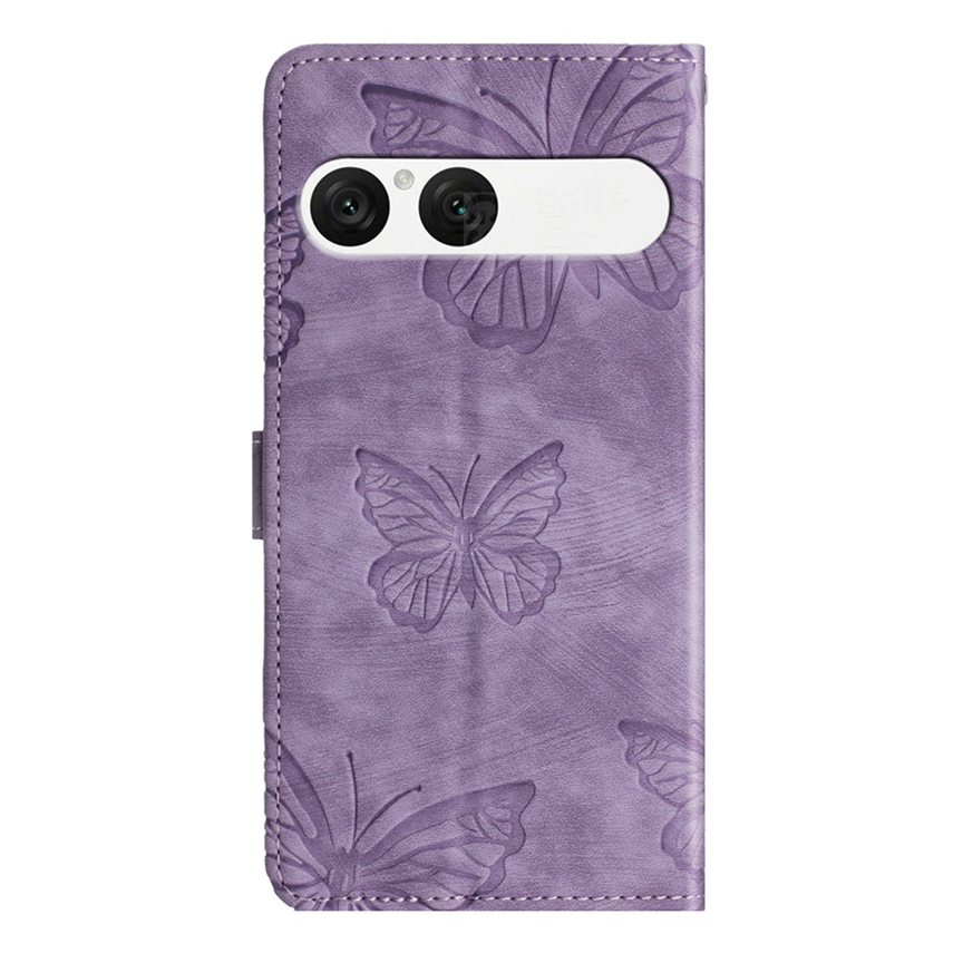  Sony Xperia 10 VII Fodral Fjäril Tryck Lila - Teknikhallen.se