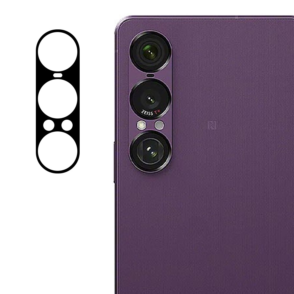  Sony Xperia 1 VII Linsskydd Härdat Glas Svart - Teknikhallen.se