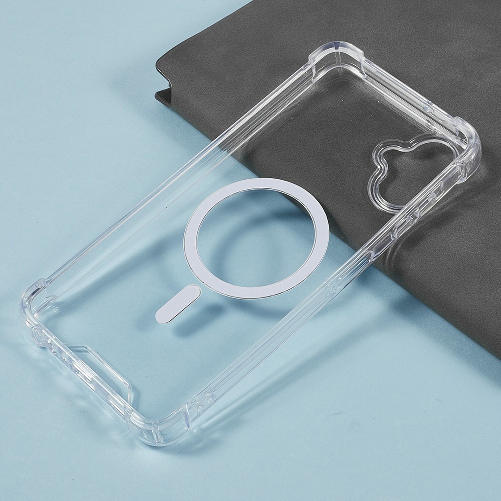  Samsung Galaxy A07 4G Skal MagSafe Shookproof Transparent - Teknikhallen.se