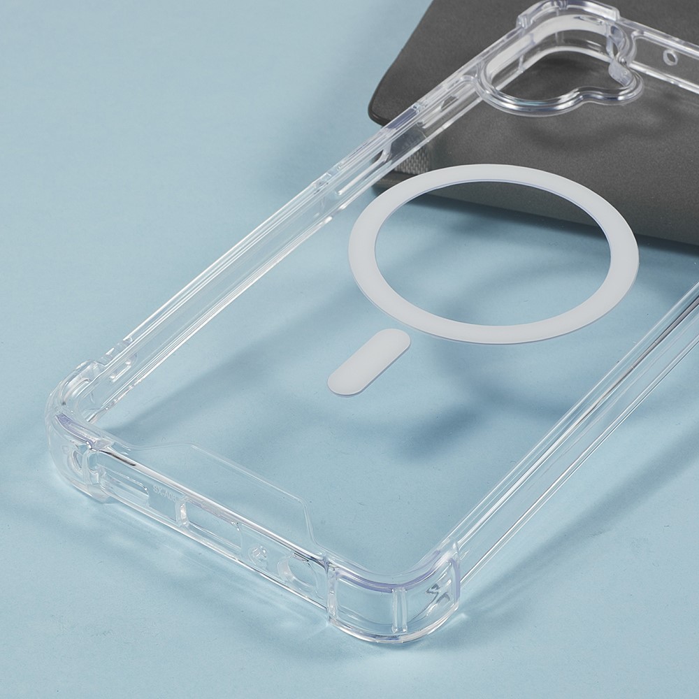  Samsung Galaxy A07 4G Skal MagSafe Shookproof Transparent - Teknikhallen.se