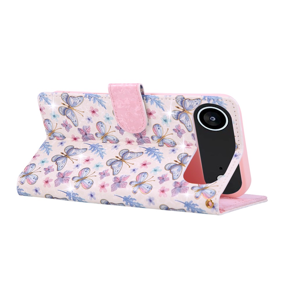  iPhone Air Fodral RFID Läder Fjärilar / Blommor - Teknikhallen.se