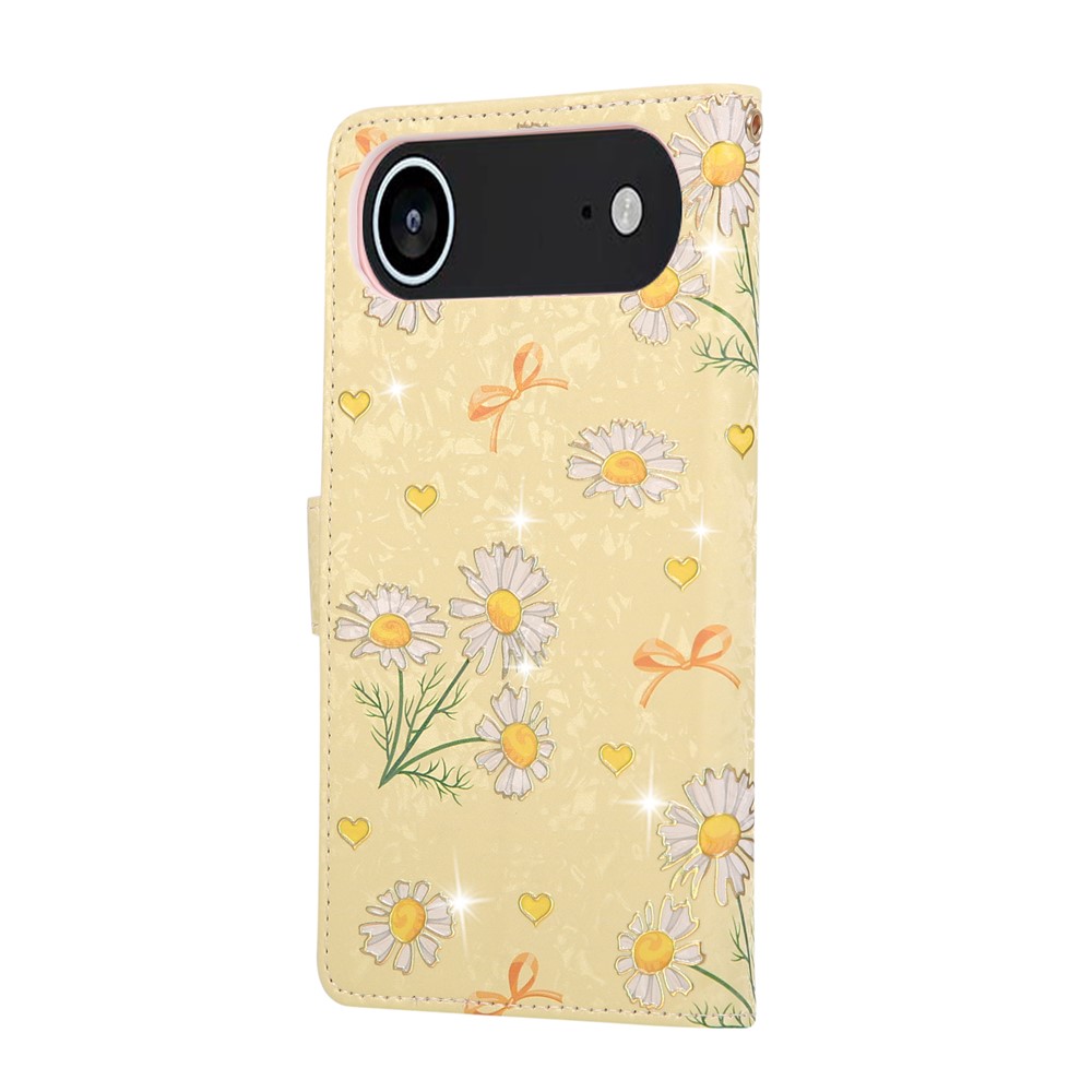  iPhone Air Fodral RFID Läder Yellow Daisy - Teknikhallen.se