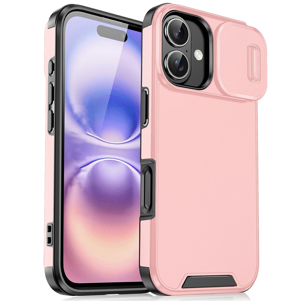  iPhone 17 Skal Hybrid Armor CamCover Rosa - Teknikhallen.se