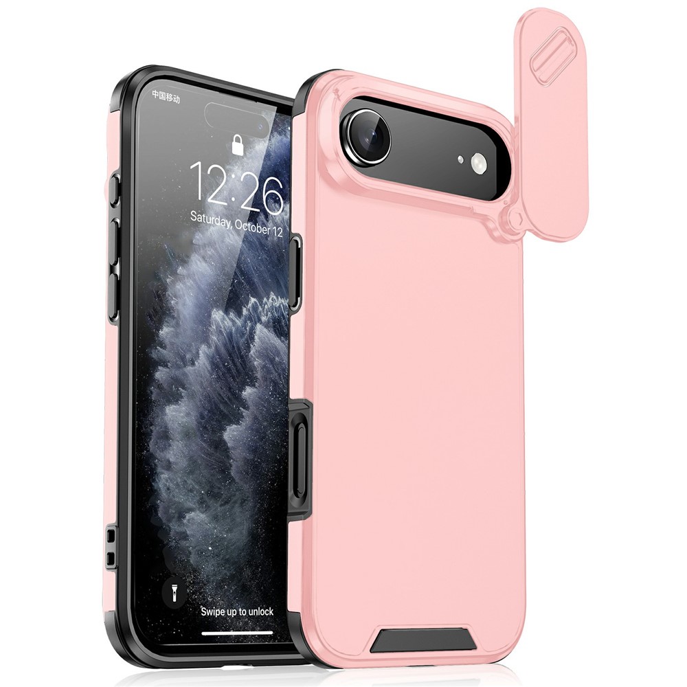  iPhone Air Skal Hybrid Armor CamCover Rosa - Teknikhallen.se
