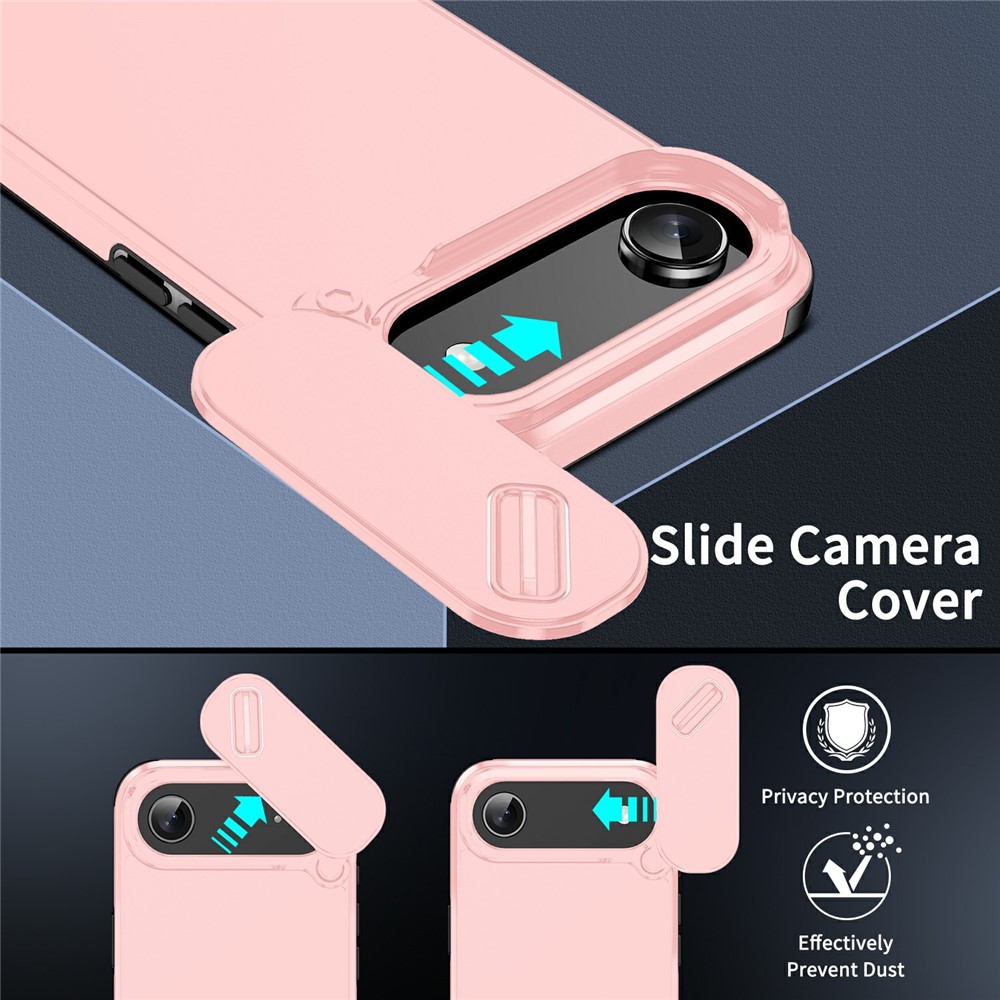  iPhone Air Skal Hybrid Armor CamCover Rosa - Teknikhallen.se