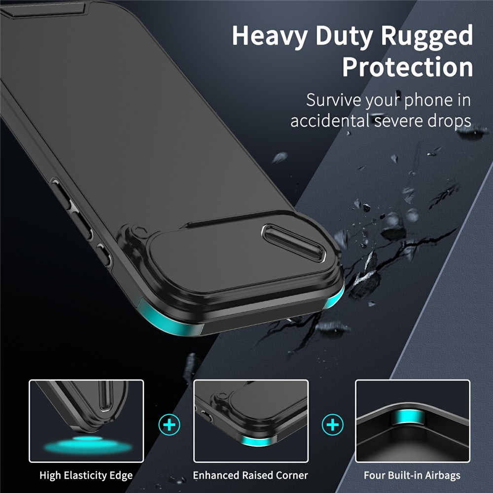  iPhone Air Skal Hybrid Armor CamCover Svart - Teknikhallen.se