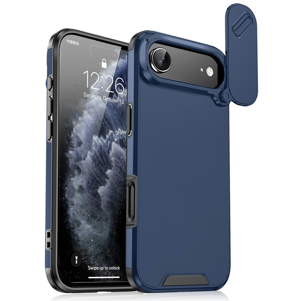  iPhone Air Skal Hybrid Armor CamCover Blå - Teknikhallen.se
