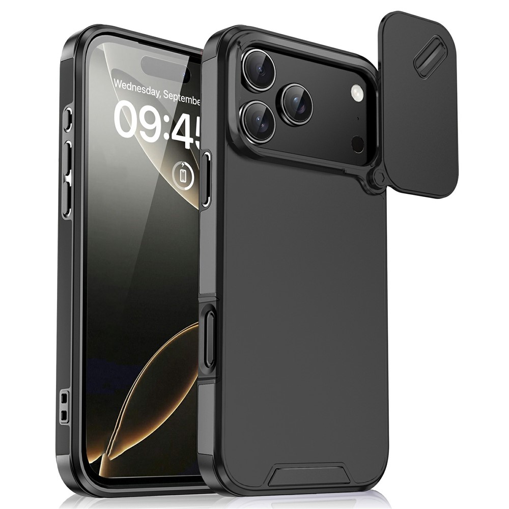  iPhone 17 Pro Max Skal Hybrid Armor CamCover Svart - Teknikhallen.se