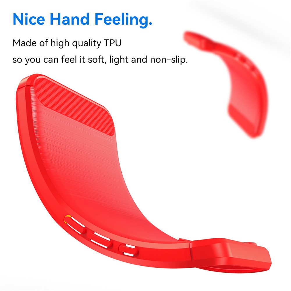  Samsung Galaxy S26 Skal Borstad Stål Textur Röd - Teknikhallen.se