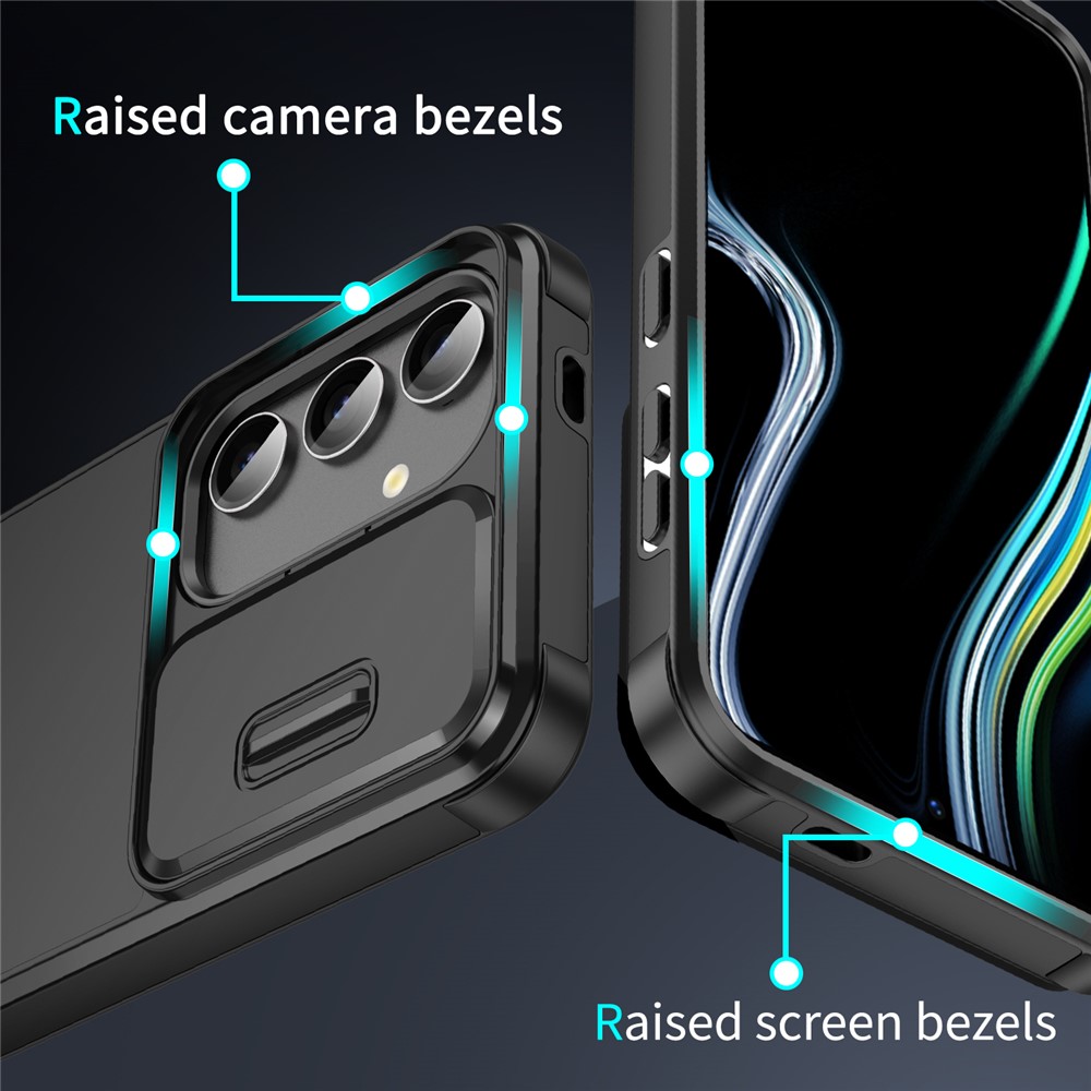  Samsung Galaxy S26 Plus Skal Hybrid Armor CamCover Blå - Teknikhallen.se