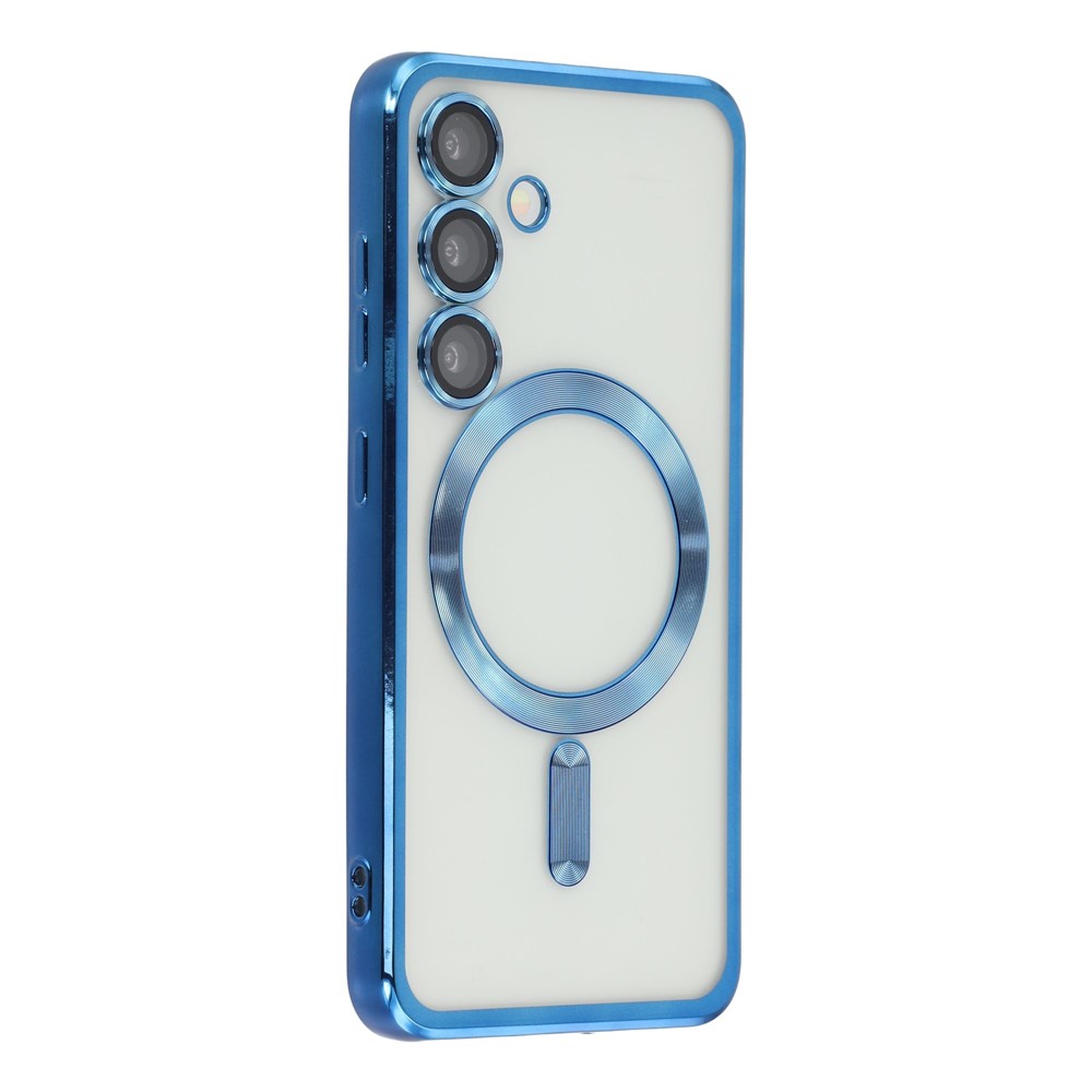  Galaxy S26 Plus Skal MagSafe Electroplated TPU Blå - Teknikhallen.se