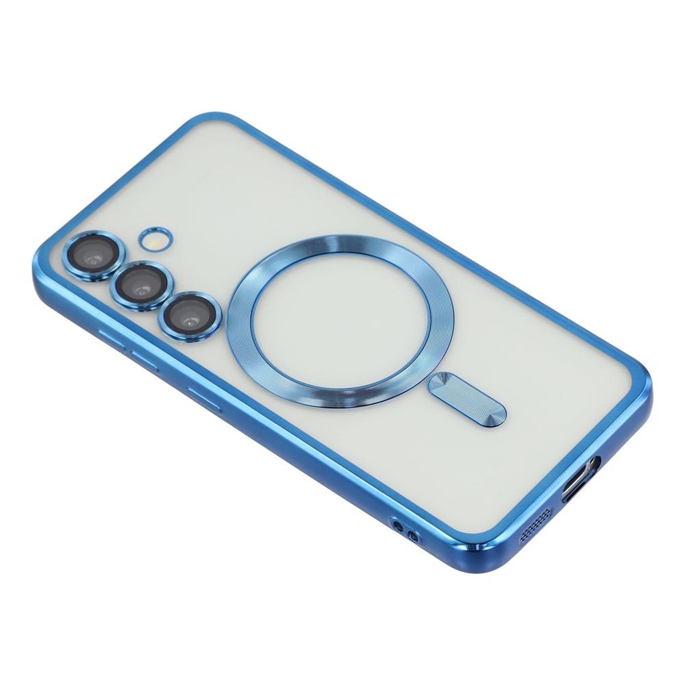  Galaxy S26 Plus Skal MagSafe Electroplated TPU Blå - Teknikhallen.se