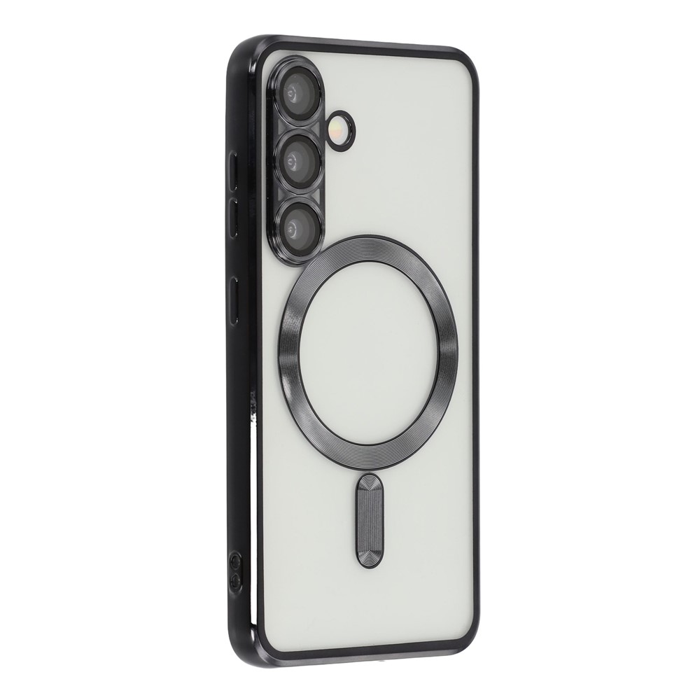 Samsung Galaxy S26 Skal MagSafe Electroplated TPU Svart - Teknikhallen.se