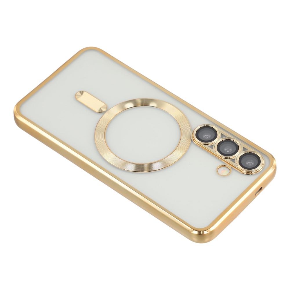  Samsung Galaxy S26 Skal MagSafe Electroplated TPU Guld - Teknikhallen.se