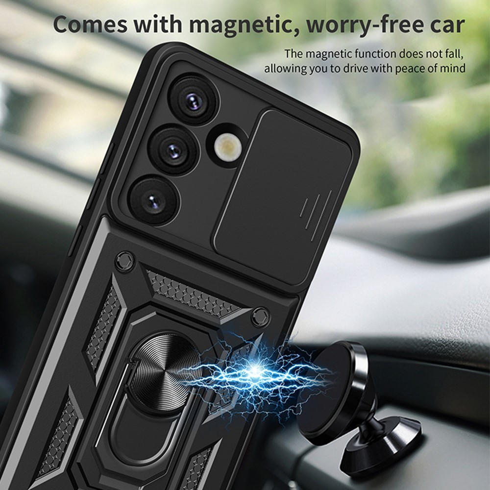  Samsung Galaxy S26 Skal CamShield Ring Hybrid Roséguld - Teknikhallen.se