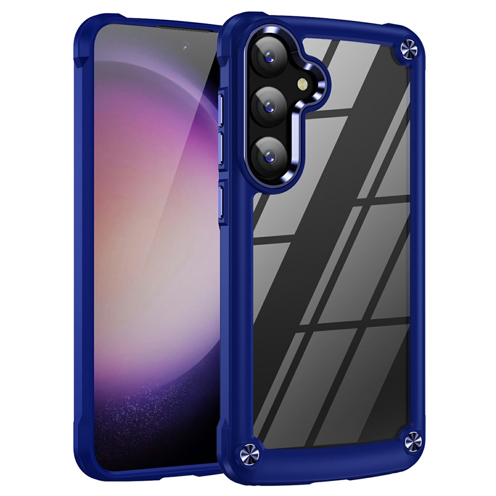  Samsung Galaxy S26 Skal Shockproof Hybrid Blå - Teknikhallen.se