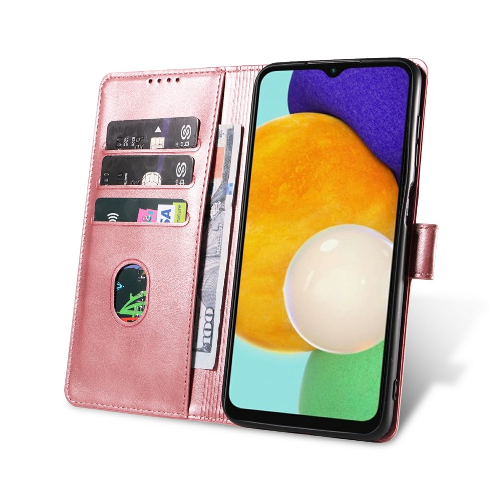  Samsung Galaxy S26 Fodral Läder Roséguld - Teknikhallen.se