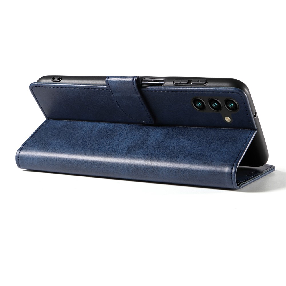  Samsung Galaxy S26 Fodral Läder Blå - Teknikhallen.se