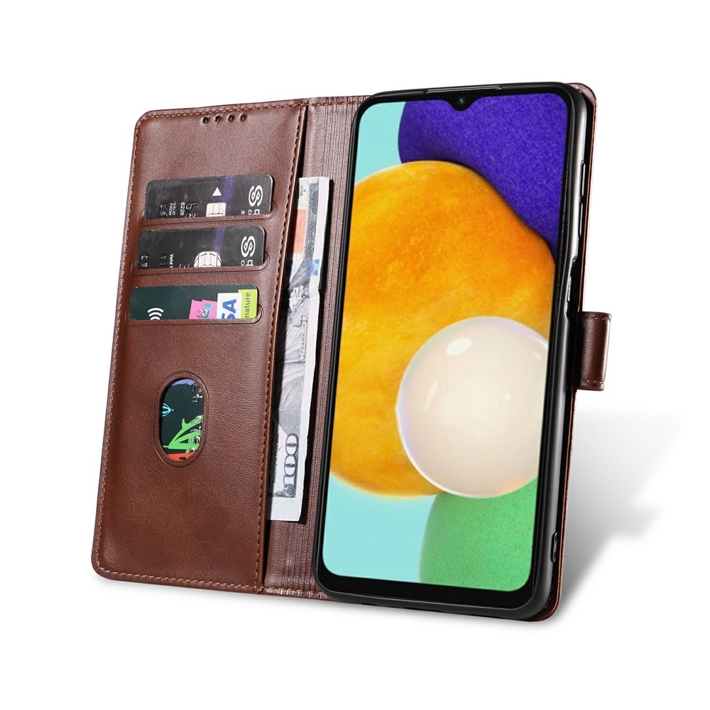  Samsung Galaxy S26 Fodral Läder Brun - Teknikhallen.se