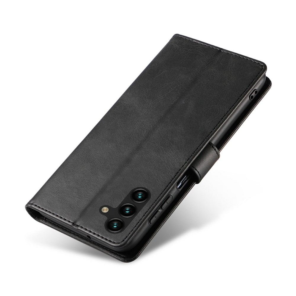  Samsung Galaxy S26 Fodral Läder Svart - Teknikhallen.se