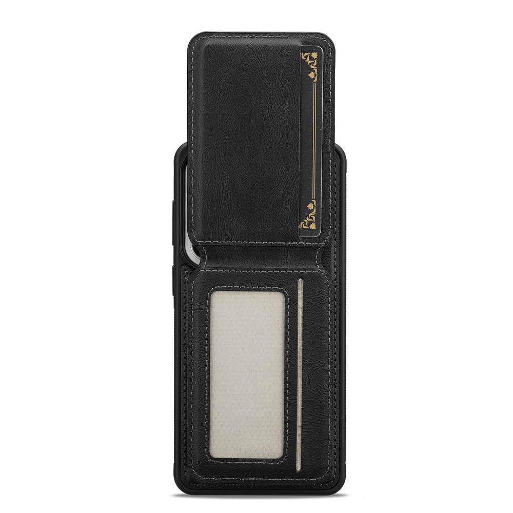 LC.IMEEKE LC.IMEEKE Galaxy S26 Skal Med Avtagbar Korthållare Läder Svart - Teknikhallen.se