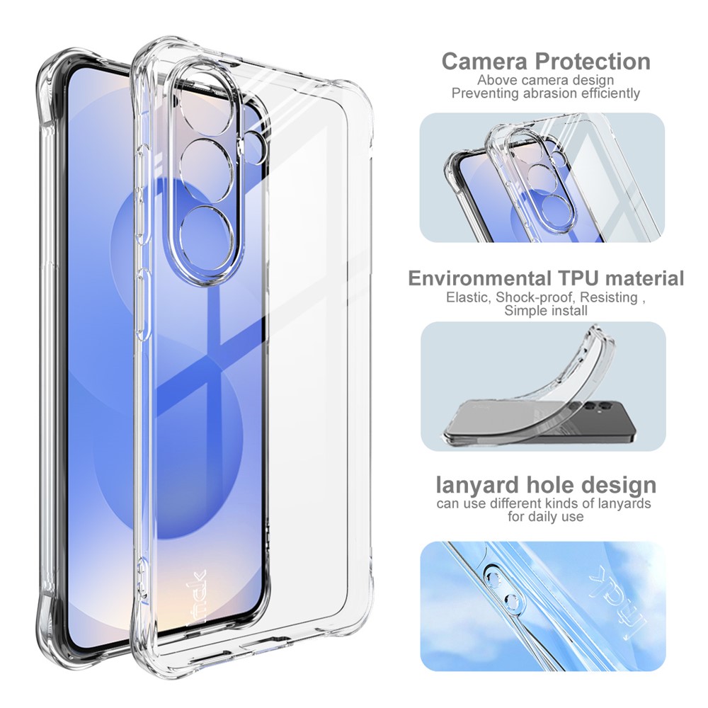 IMAK IMAK Galaxy S26 Skal TPU Shockproof Airbag Transparent - Teknikhallen.se