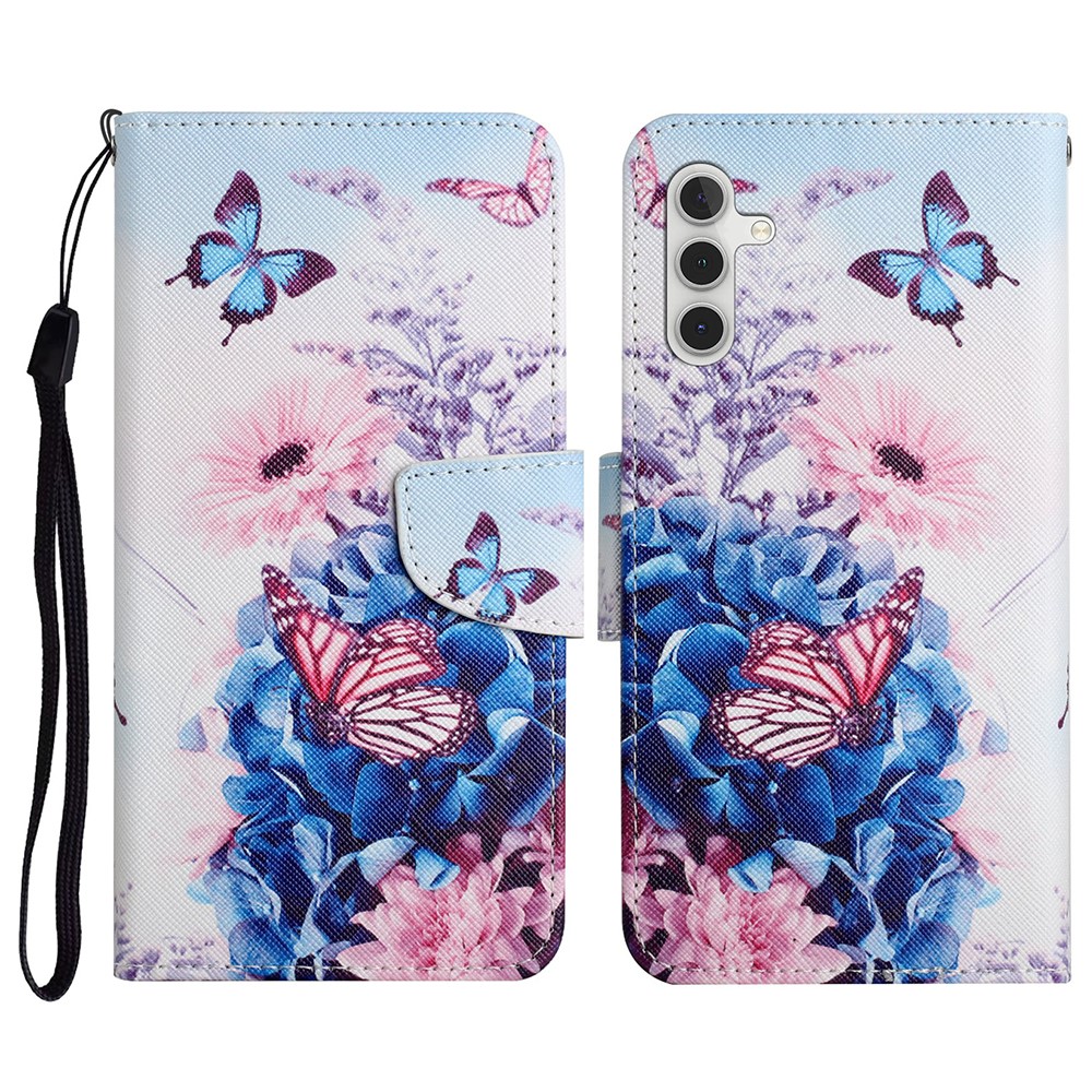  Samsung Galaxy S26 Fodral Med Tryck Fjärilar / Blommor - Teknikhallen.se