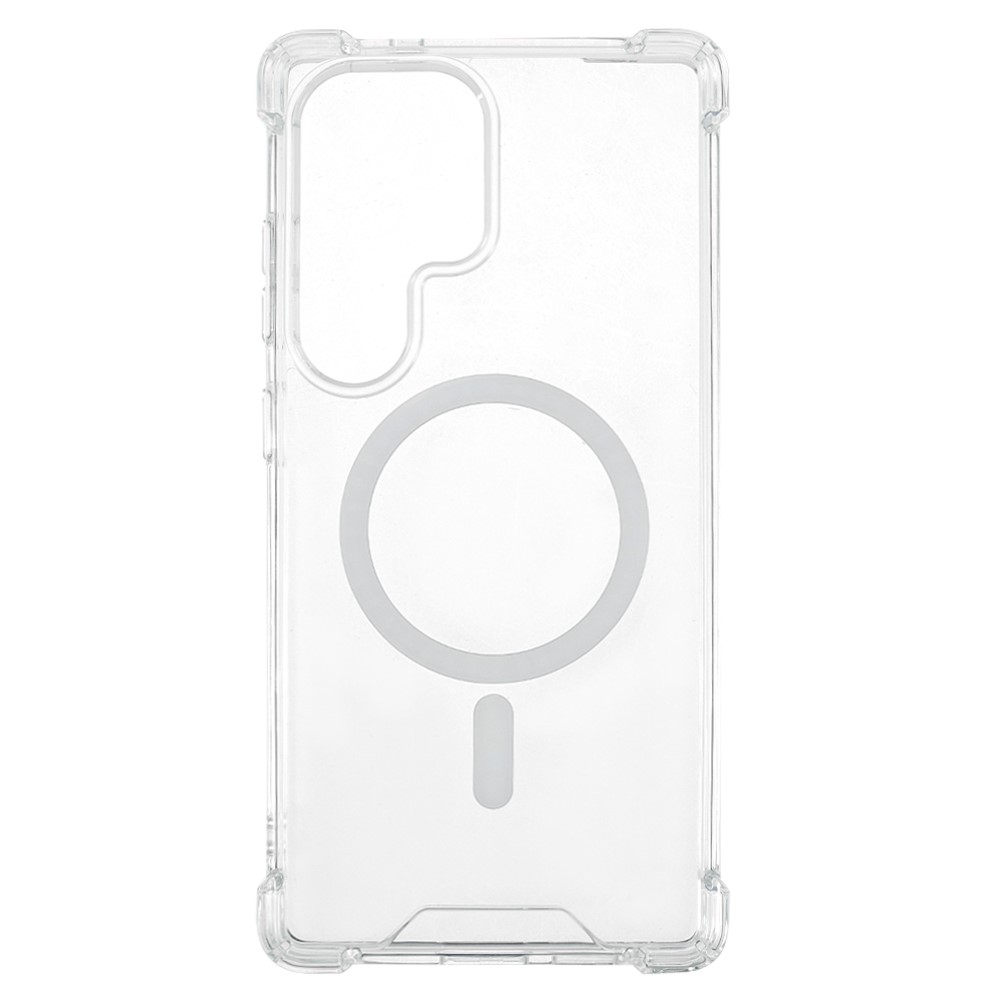  Galaxy S26 Ultra Skal MagSafe Shockproof Hybrid Transparent - Teknikhallen.se