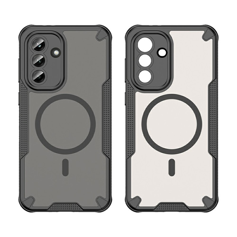  Samsung Galaxy A37 5G Skal MagSafe Hybrid Armor Svart - Teknikhallen.se