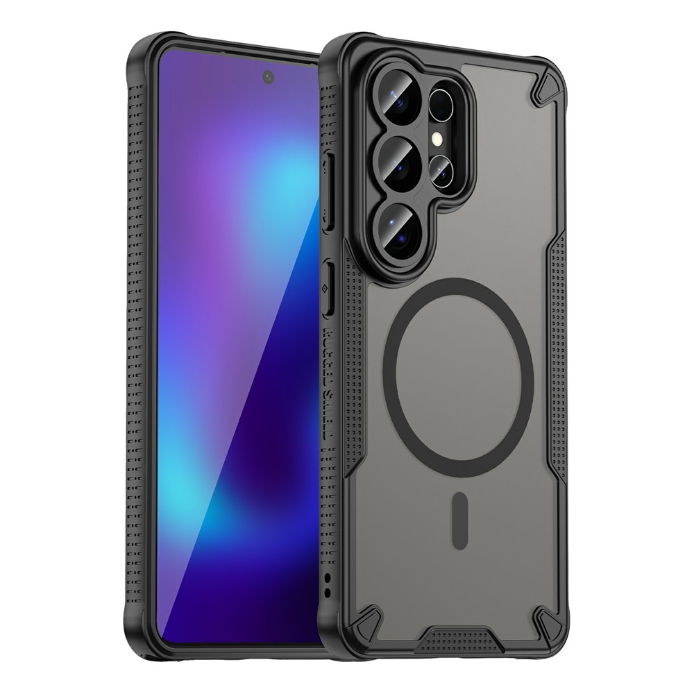 Samsung Galaxy S26 Ultra Skal MagSafe Hybrid Armor Svart - Teknikhallen.se