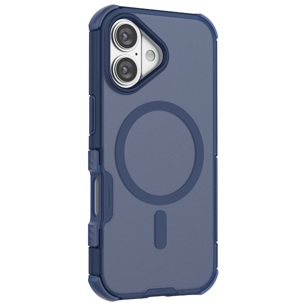  iPhone 17 Skal MagSafe Shockproof Hybrid Blå - Teknikhallen.se