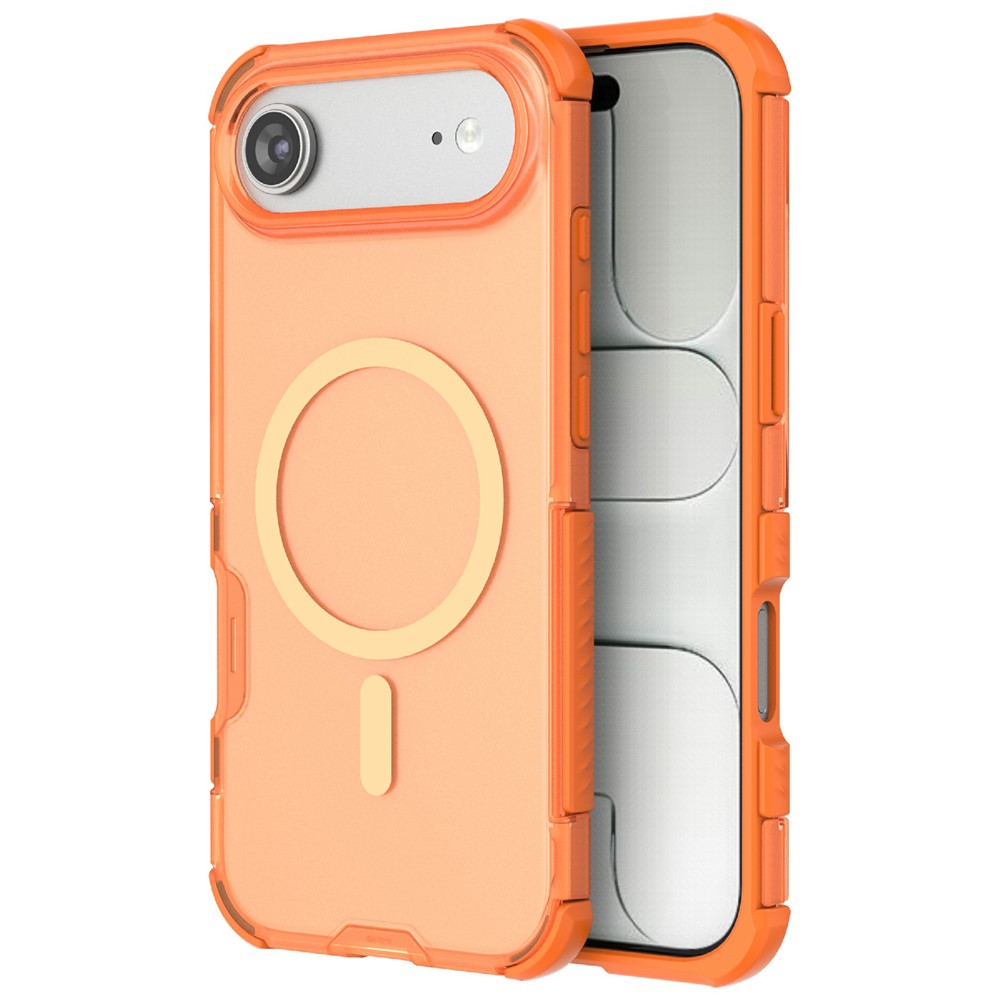  iPhone Air Skal MagSafe Shockproof Hybrid Orange - Teknikhallen.se