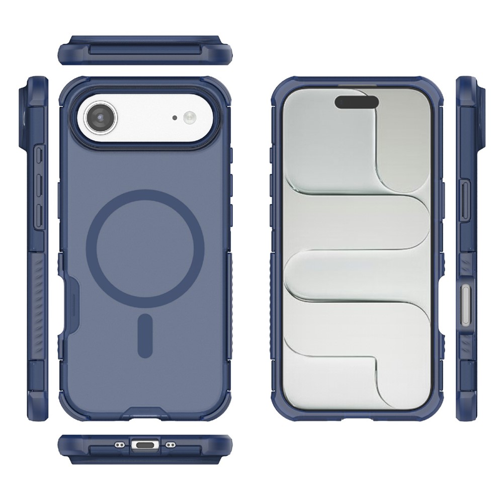  iPhone Air Skal MagSafe Shockproof Hybrid Blå - Teknikhallen.se