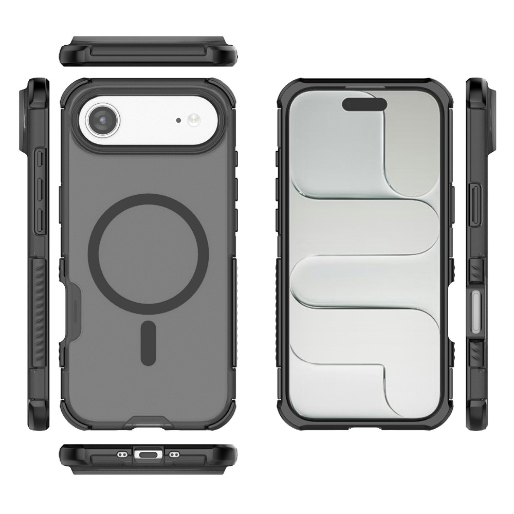  iPhone Air Skal MagSafe Shockproof Hybrid Svart - Teknikhallen.se