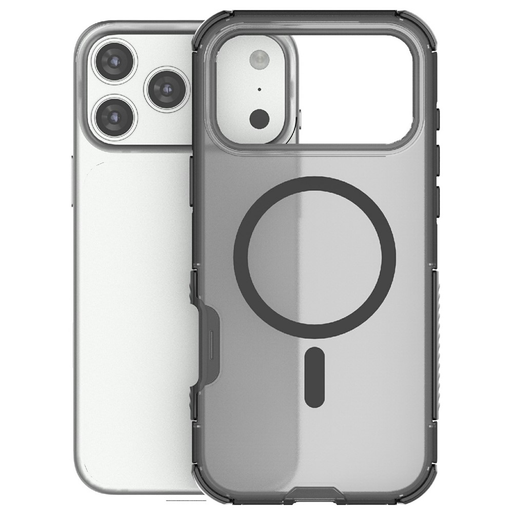  iPhone 17 Pro Skal MagSafe Shockproof Hybrid Svart - Teknikhallen.se