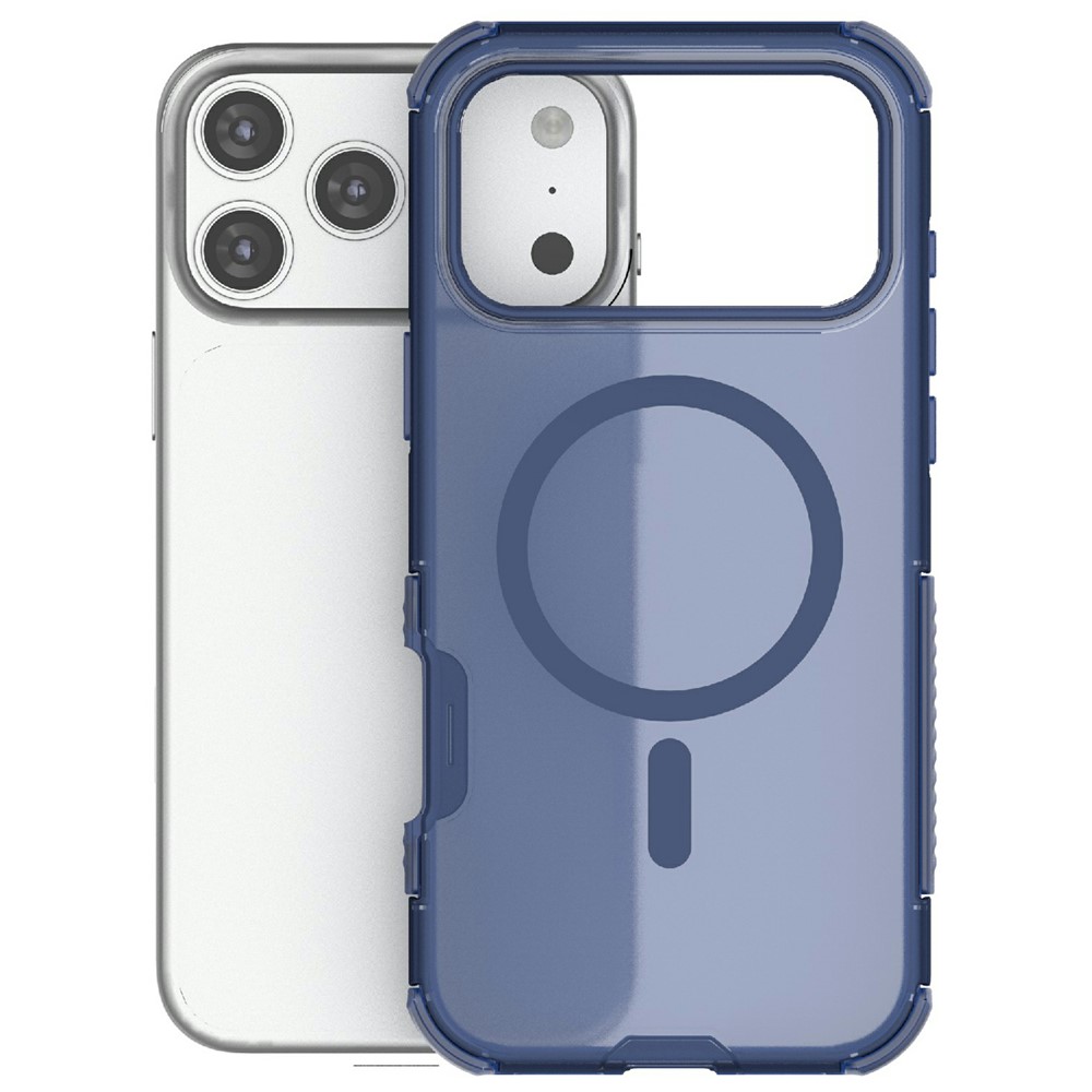  iPhone 17 Pro Skal MagSafe Shockproof Hybrid Blå - Teknikhallen.se