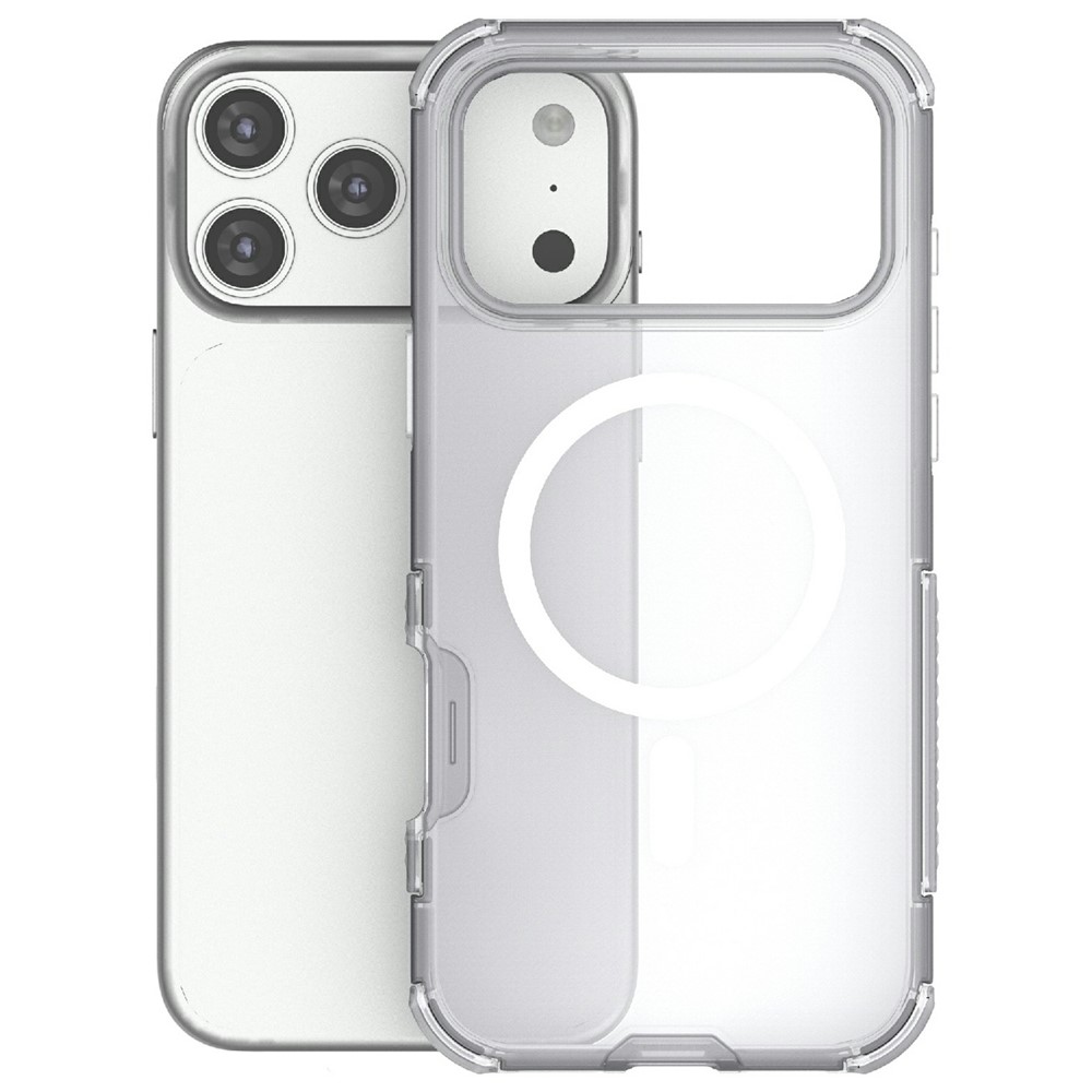  iPhone 17 Pro Max Skal MagSafe Shockproof Hybrid Vit - Teknikhallen.se