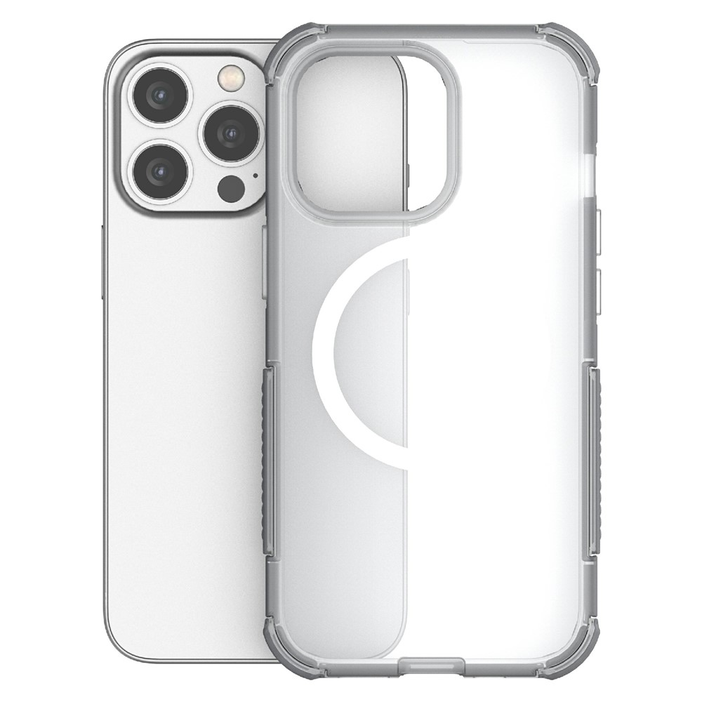  iPhone 16 Pro Skal MagSafe Shockproof Hybrid Vit - Teknikhallen.se