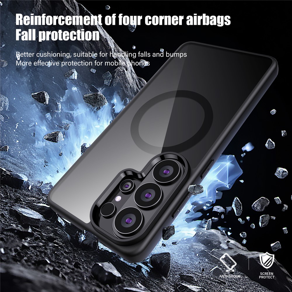  Samsung Galaxy S26 Ultra Skal MagSafe Hybrid Svart - Teknikhallen.se