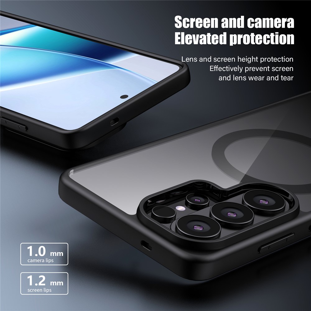  Samsung Galaxy S26 Ultra Skal MagSafe Hybrid Svart - Teknikhallen.se