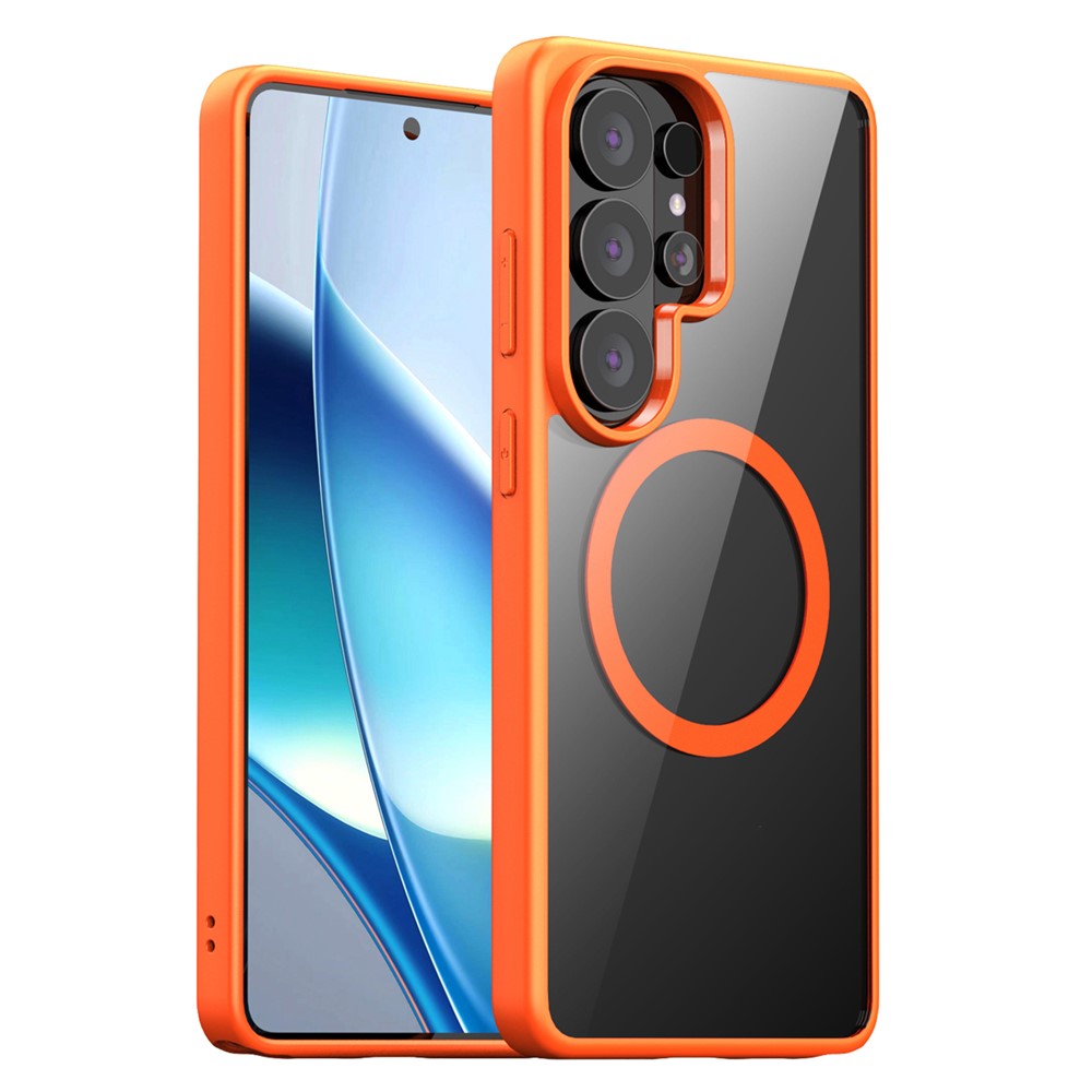  Samsung Galaxy S26 Ultra Skal MagSafe Hybrid Orange - Teknikhallen.se