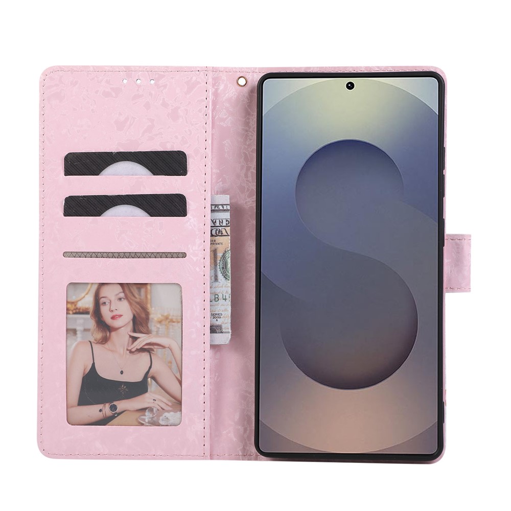  Samsung Galaxy S26 Ultra Fodral RFID Läder Yellow Daisy - Teknikhallen.se