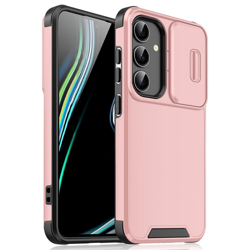  Samsung Galaxy A57 5G Skal Hybrid Armor CamCover Rosa - Teknikhallen.se
