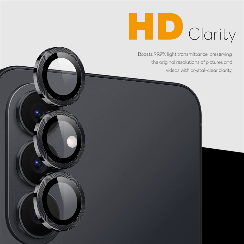 NORTHJO NORTHJO Samsung Galaxy S26 Linsskydd Härdat Glas Svart - Teknikhallen.se