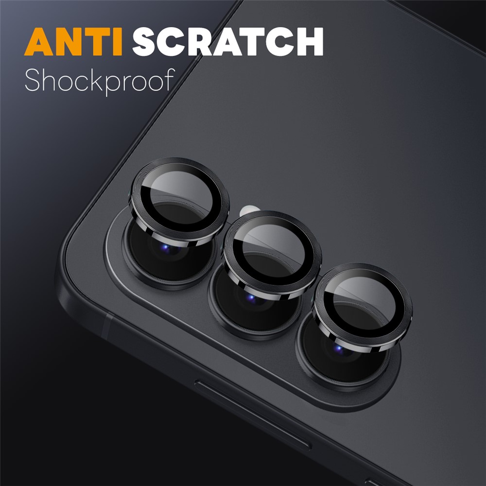 NORTHJO NORTHJO Samsung Galaxy S26 Linsskydd Härdat Glas Svart - Teknikhallen.se