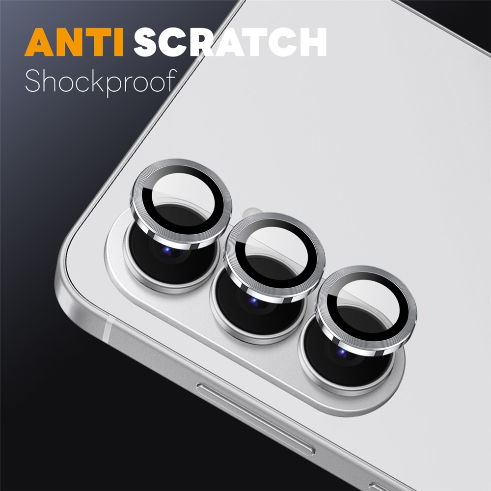 NORTHJO NORTHJO Samsung Galaxy S26 Linsskydd Härdat Glas Silver - Teknikhallen.se