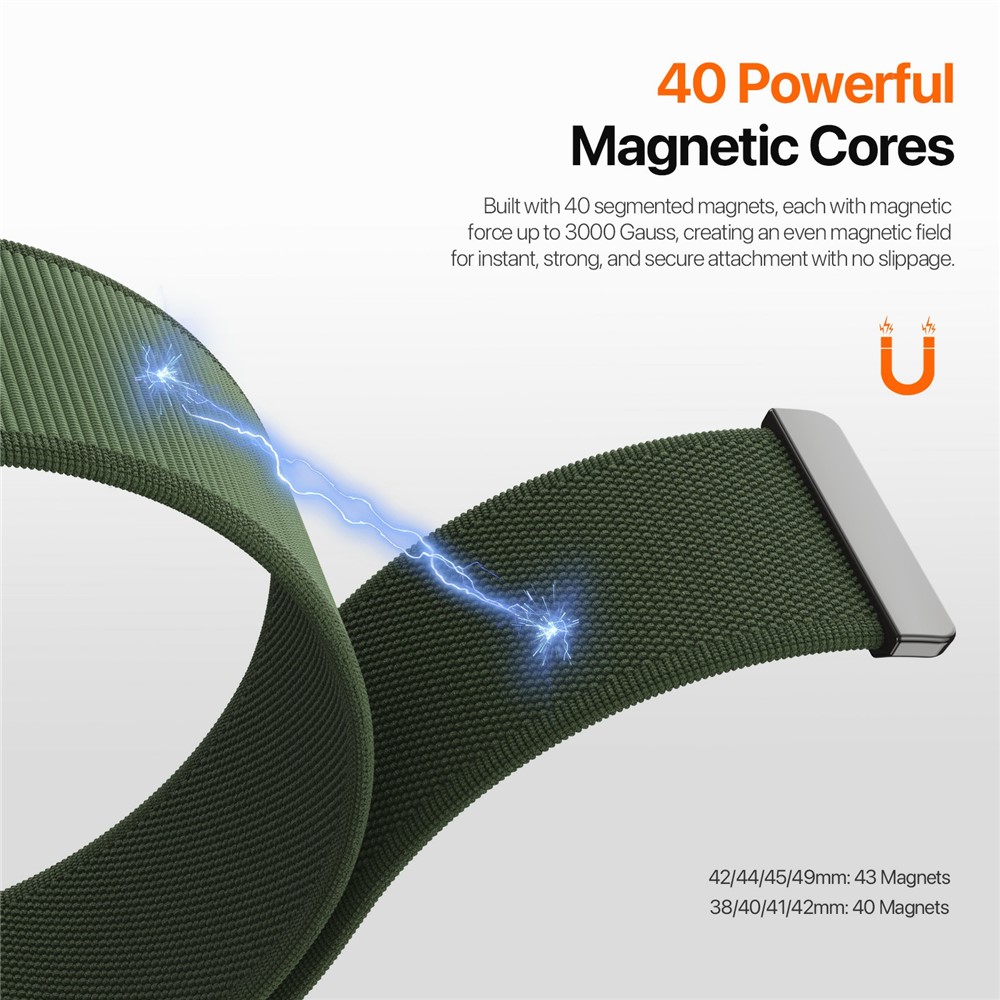 DUX DUCIS DUX DUCIS Apple Watch 38/40/41/42 mm Armband Magnetic Strap - Teknikhallen.se