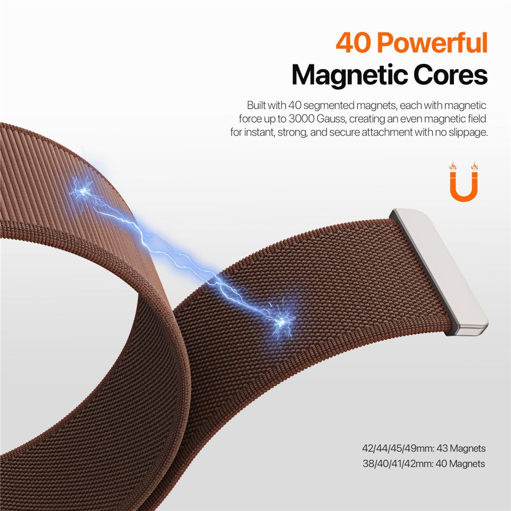 DUX DUCIS DUX DUCIS Apple Watch 38/40/41/42 mm Armband Magnetic Strap - Teknikhallen.se