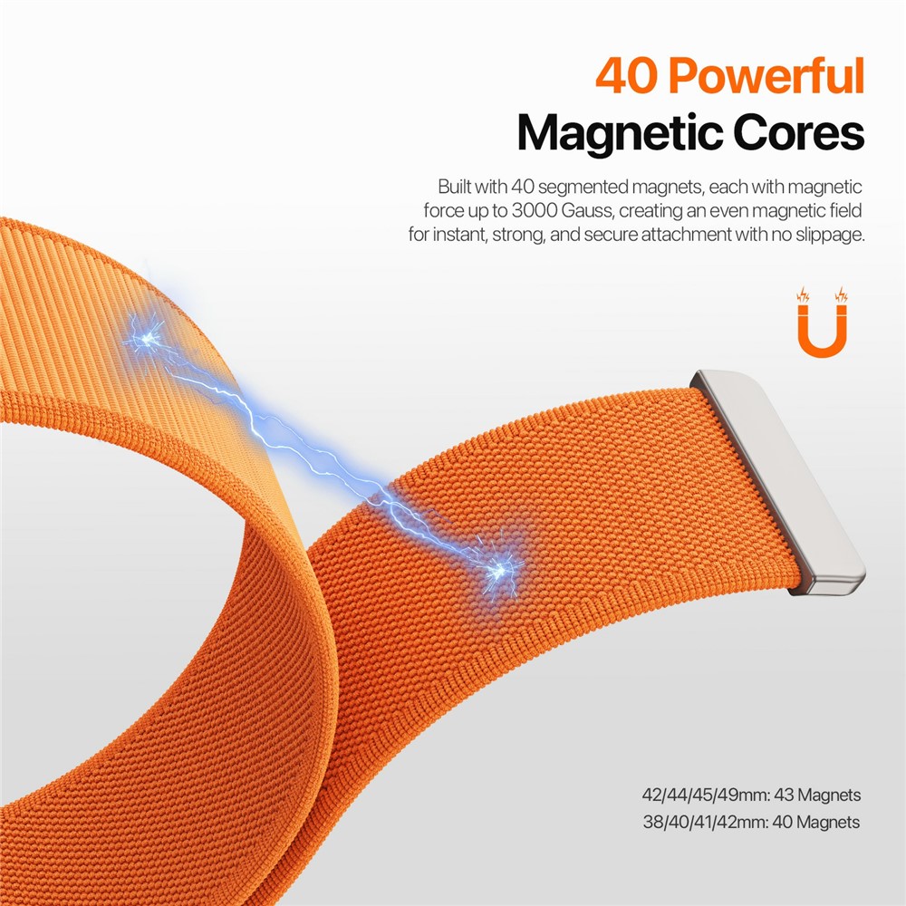 DUX DUCIS DUX DUCIS Apple Watch 42/44/45/46/49 mm Armband Magnetic Strap - Teknikhallen.se